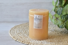 Vela naranja cilindrica