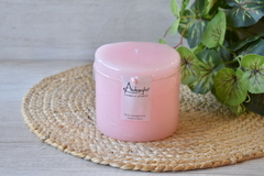 Vela rosa cilindrica