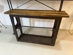 Mesa de arrime madera y oxido en internet