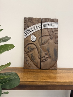 Panel/cuadro tallado en madera Teka