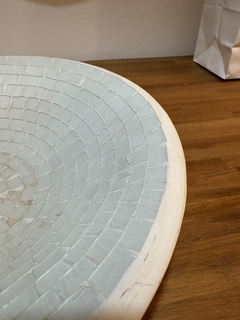 Centro de mesa con venecitas blancas en internet