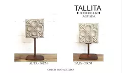 Talla madera y base hierro - comprar online