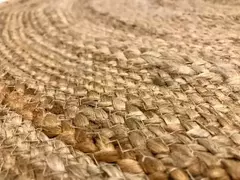 Alfombra redonda yute, Indonesia Mediana - comprar online
