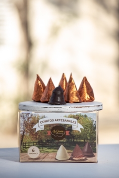 Conitos de dulce de leche