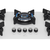 Imagem do Cooktop a Gás Fischer 5 Bocas Tripla Chama Infinity com Trempe de ferro fundido Mesa Vidro Bivolt