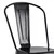 Cadeira Iron Tolix design indutrial jantar cozinha Preto semibrilho na internet