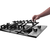 Cooktop a Gás Fischer 2 Bocas Platinium com Trempe de ferro fundido Mesa Vidro - eletrobom.net