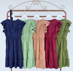 VESTIDO CREPE UNIQUE 3248 - comprar online