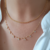 Colar com Bolinhas Achatadas Banhado à Ouro 18k - Siadore Semijoias