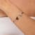 Bracelete com Borboleta nas Pontas em Aço Inox - loja online