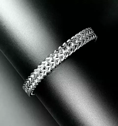 Pulsera de Acero Quirúrgico Aquiles 8 mm 19 cm