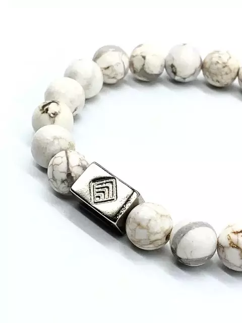 Pulsera de Piedra Howlita