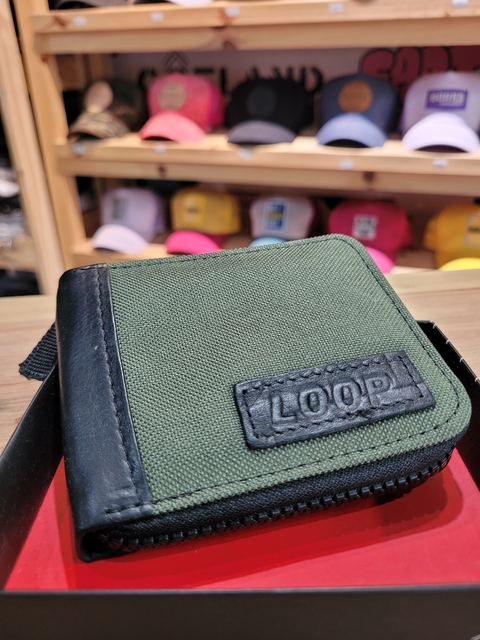 BILLETERA LOOP FENG VERDE CORDURA