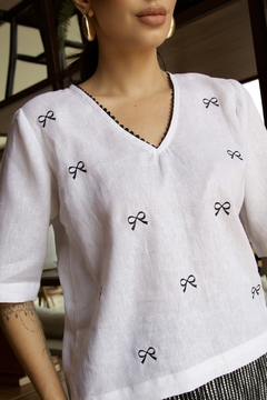 Blusa Bordada Gabrielle - loja online