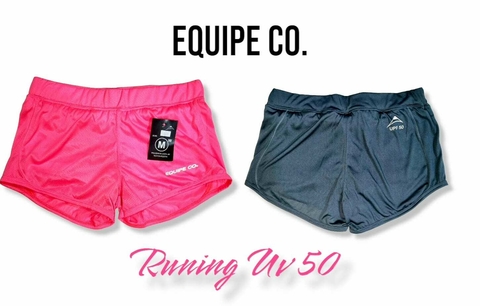 Short Mujer Secado Rapido Equipe C/calza Uv 50 2657