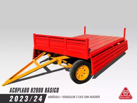ACOPLADO VEHICULAR 2 EJES CON AVANTRÄN, ROLAND H2000 (BSICO)