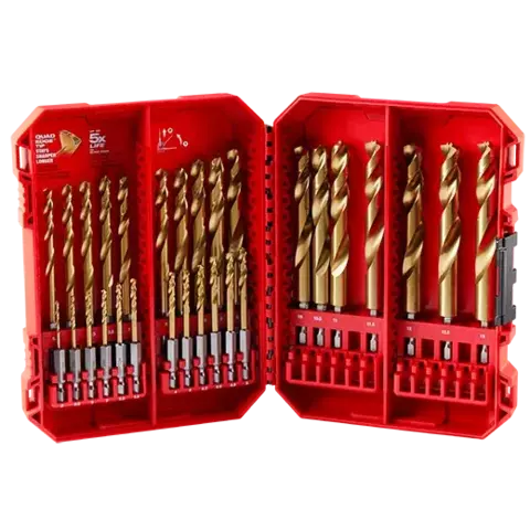 Juego de mechas métricas de titanio RED HELIX™ Impact Duty™ SHOCKWAVE - 29 piezas 48-89-4862