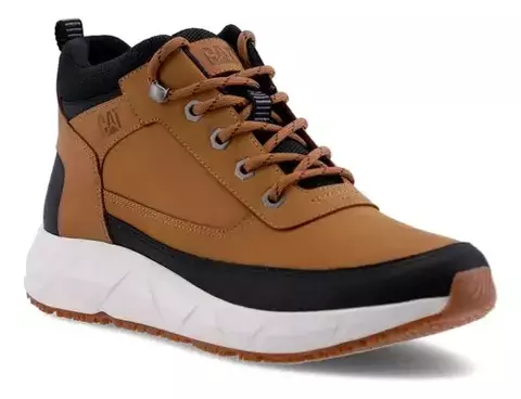 Bota Caterpillar Prim De Cuero Super Liviana Hombre