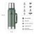 Termo Stanley 950ml Manija Pico Cebador Original Verde - comprar online