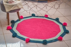 TAPETE REDONDO 1,2 M POMPOM - comprar online
