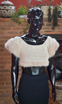 CROPPED PELÚCIA (SOB ENCOMENDA) | CROCHÊ