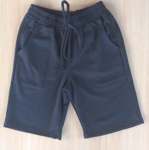 Bermuda infantil masculino/ Cor: Preto