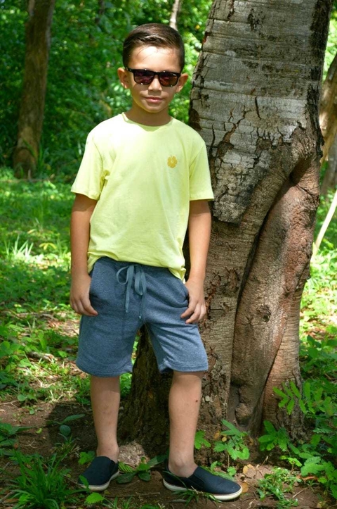 T-shirt amarelo melão filho