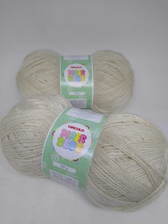 Lã Fio Mais Bebê Círculo 8176 Off White 100g