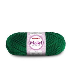 Lã Mollet 40g cor 453 trevo