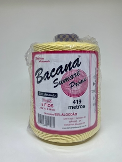 Barbante Bacana Sumaré Prime 8 Fios Amarelo Ouro 419m-600g