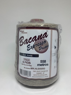 Barbante Bacana Expresso Prime 6 Fios areia 419m-600g