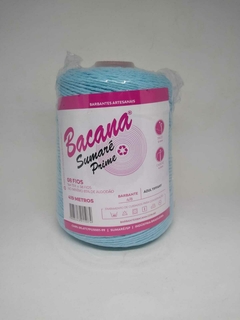 Barbante Bacana Expresso Prime 6 Fios Azul Tiffany 419m-600g