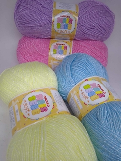 Lã Fio Mais Bebe Soft 2253 Azul Candy 100g - Armarinhos Ideal 