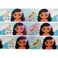 Fita Gorgorão 38mm Moana Baby