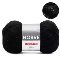Lã Nobre 100g Preta 8990