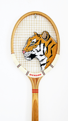 Raquete Tigre (perfil) Bordada - comprar online