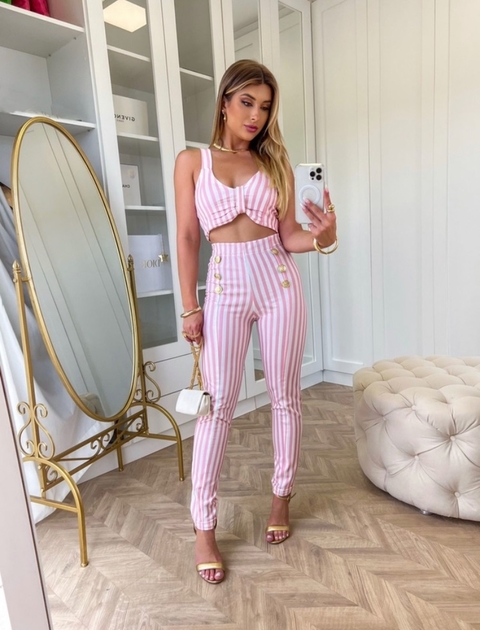 CONJUNTO BIBI LISTRADO