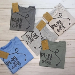 TAVG remera manga larga "play your game" - A041 en internet