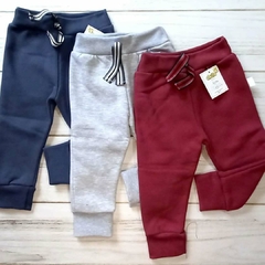 Cheito pantalón frisa con puño y cordón unisex - 2056 en internet