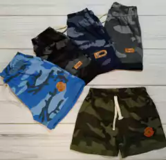 BST short niño algodón rústico camuflado