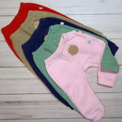 Naranjo pantalón polar bebé con puño - 4459 en internet