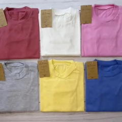TAVG remera manga larga lisa niños - 4001 - Soy Mamá Mayorista