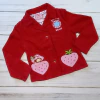 Strawberry Shortcake - Saco de corderoy beba con bordados - talle XS (4/5)