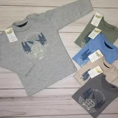 Cheito remera manga larga bebé con broches "escape" - 7271