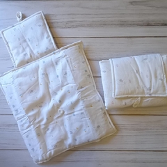 Cambiador de piqué o gabardina con interior impermeable - Soy Mamá Mayorista