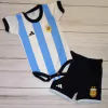 Dos Soles body manga corta camiseta argentina blanca