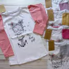 TAVG remera manga larga combinada nena "girl con tacos" - A005