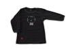 Okey remera manga larga negra con estampa "gatito" (modal)