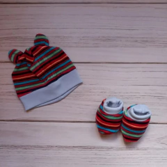 Wootis set plush: gorrito con orejas y escarpines - comprar online