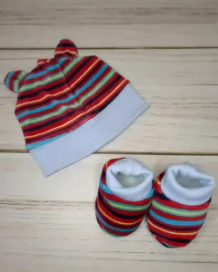 Wootis set plush: gorrito con orejas y escarpines - comprar online